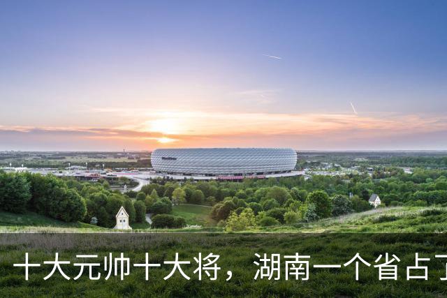 十大元帅十大将，湖南一个省占了九个——名单背后藏着什么？
